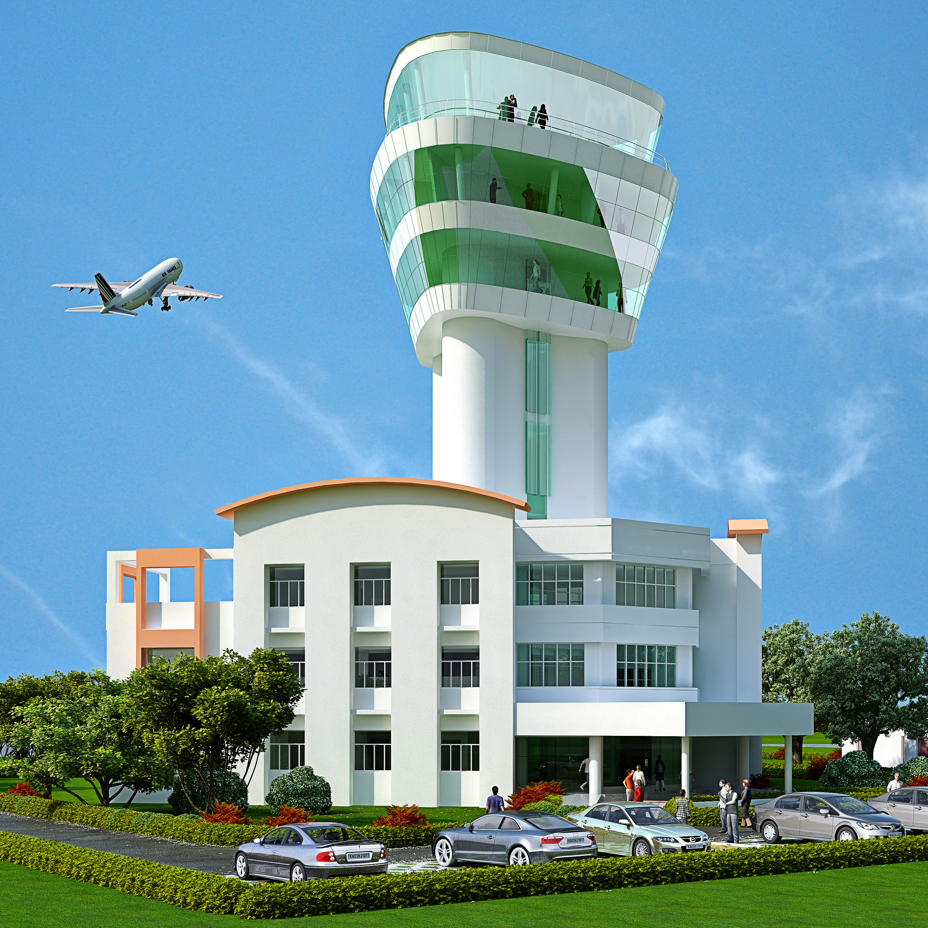 Airport Terminal Building,Ranchi Airport 